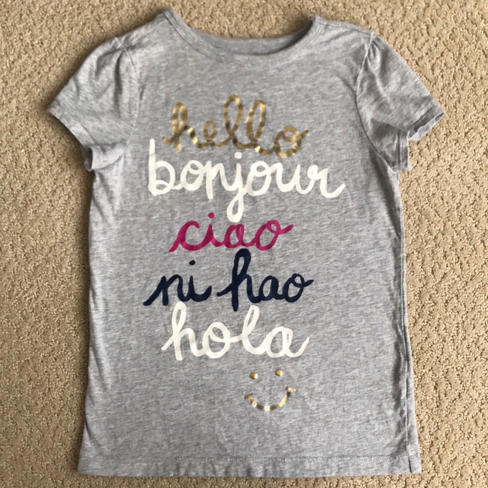 Crazy 8 Gray t-shirt, EUC, Size M 7-8